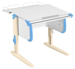 Растущая парта Дэми СУТ 24 с задней полкой СУТ.14.210 (750×880 мм)