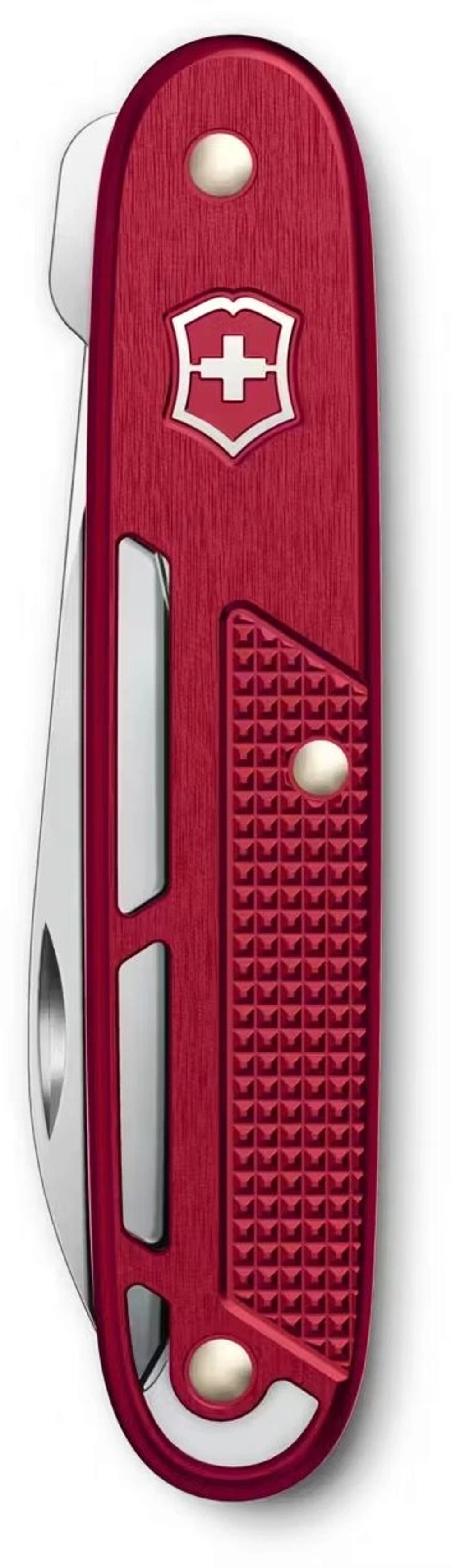 Нож Victorinox Onefold Alox, 93 мм, 2 функции, красный, картонная коробка