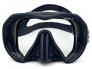 Набор маска+трубка в сумке Sargan Сталкер-Н темно-ультрамариновый/черный