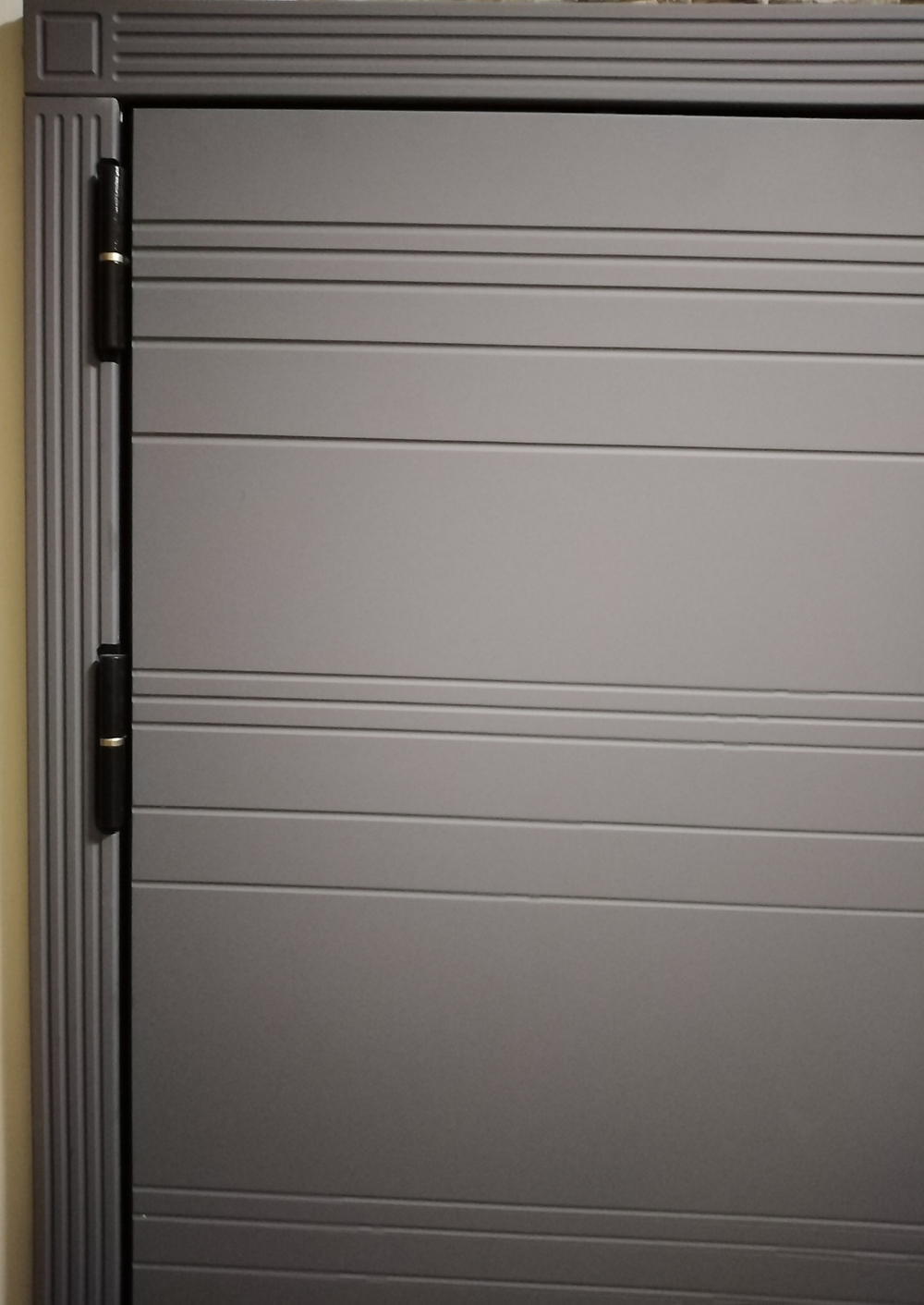 Входная металлическая дверь Лекс Сенатор 3К с шумоизоляцией Софт Графит / № 48 Ясень крем IMA
