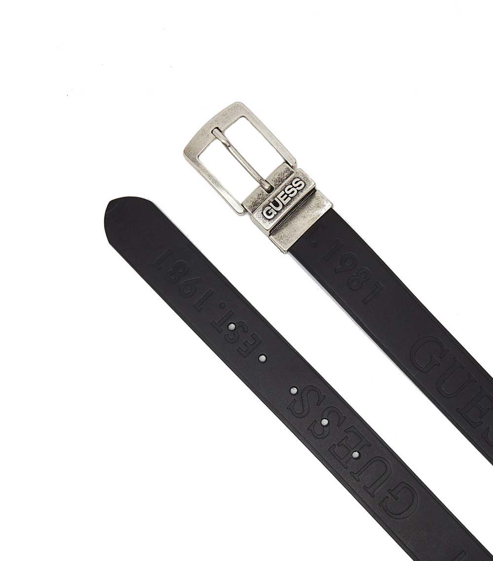 двухсторонний кожаный ремень reversible GUESS - черный(M3RZ12 L0S80)