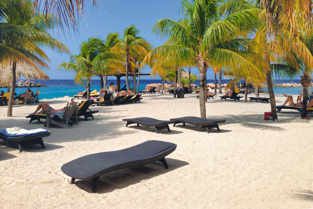 Шезлонг Pacific, серый