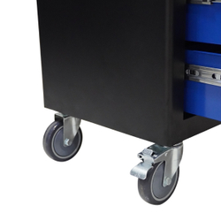 OPT-917P Тележка инструментальная, 7 полок с набором инструментов 289 пр, пластиковая столешница