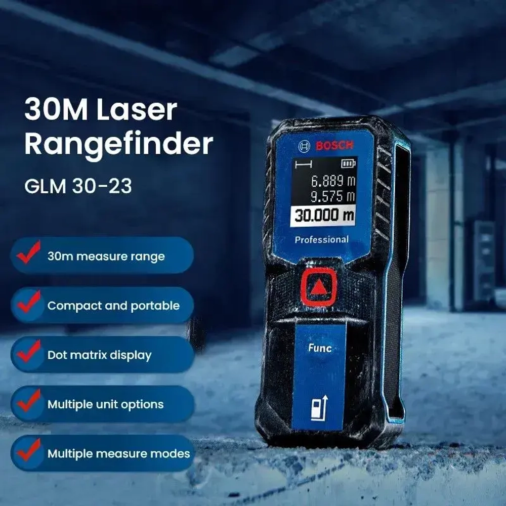 Лазерный дальномер Bosch GLM 30-23