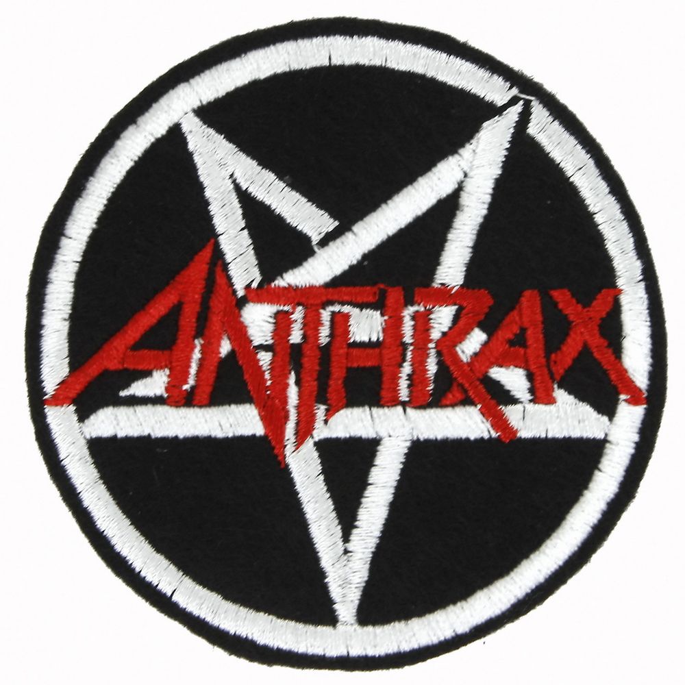 Нашивка с вышивкой группы Anthrax