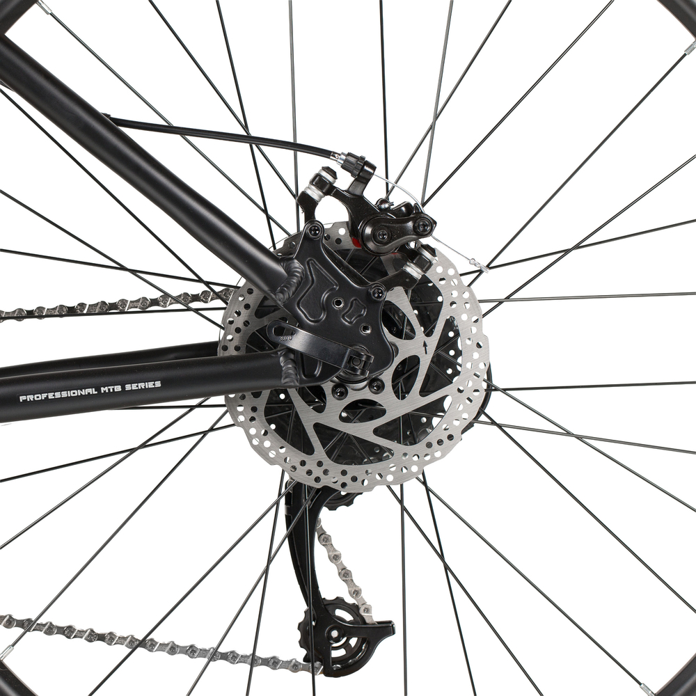 Велосипед 26" FOXX MERIDIAN р.14" алюминий, черный