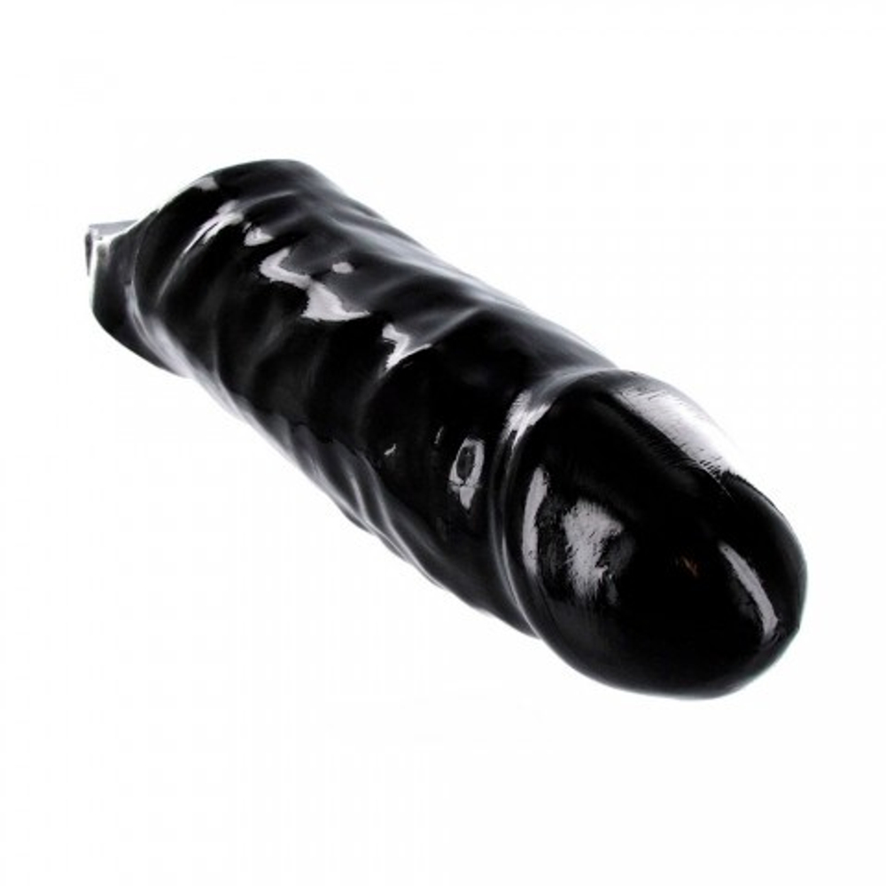 Насадка Mamba Cock Sheath Packaged, 16.5 см, черный