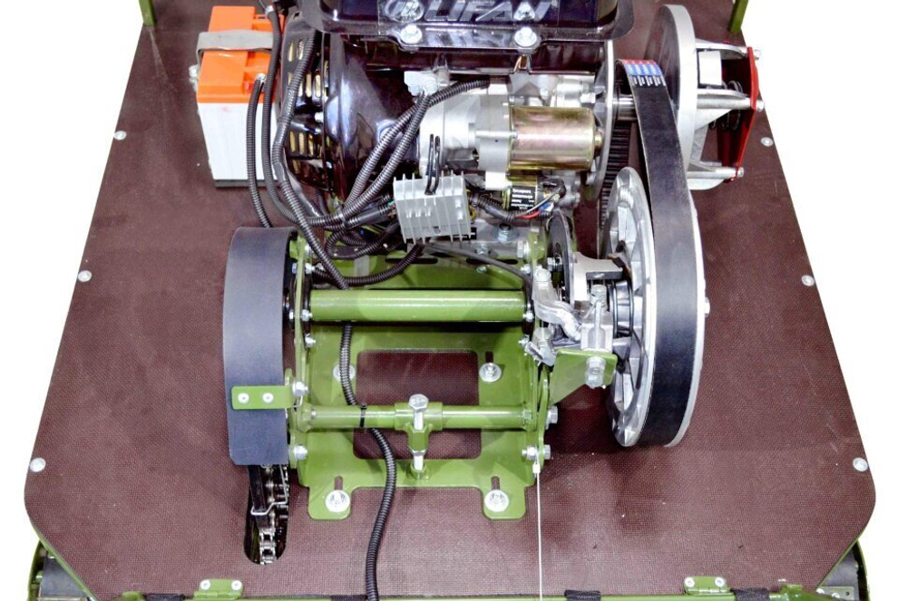 Мотобуксировщик KOIRA T 15 (15 л/с), стеклопластик