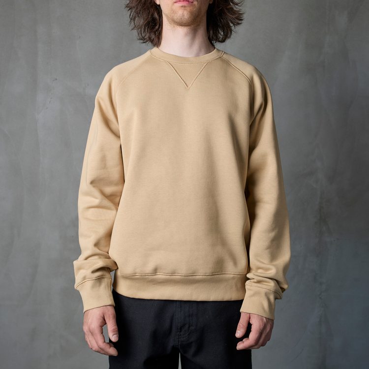 Толстовка мужская Carhartt WIP Chase Sweatshirt артикул:I033660_sable - купить в магазине Дайс