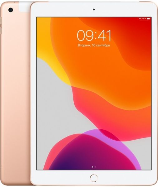 Планшет Apple iPad (2019) 32Gb Wi-Fi + Cellular (Gold)