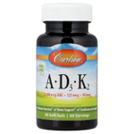 Carlson, Витамины A - D3 - K2`` 60 мягких таблеток