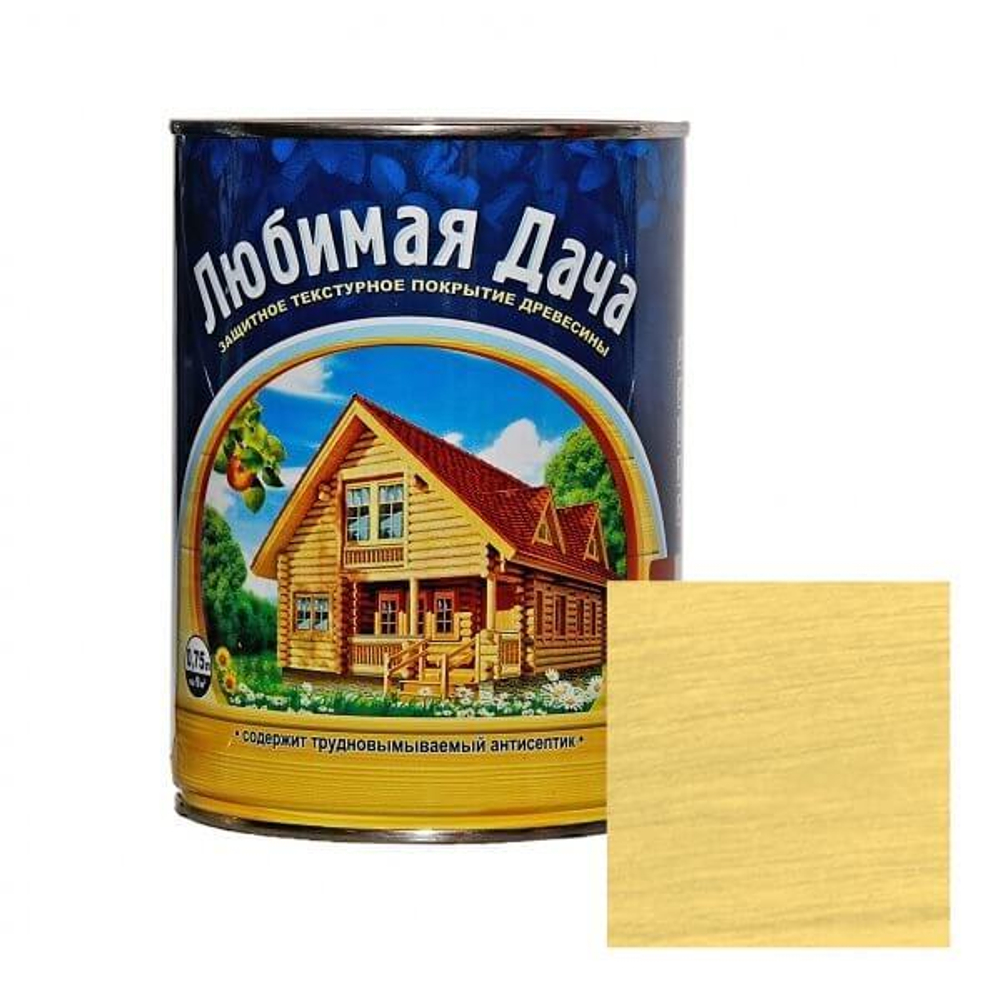 ПОКРЫТИЕ Д/ДРЕВЕСИНЫ ЛЮБИМАЯ ДАЧА СОСНА 0,75Л