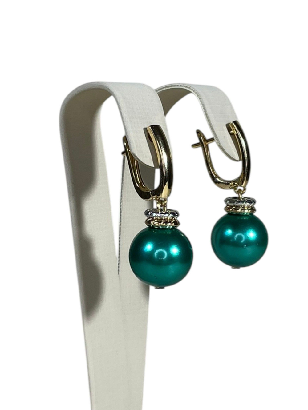 Комплект колье и серьги муранское стекло