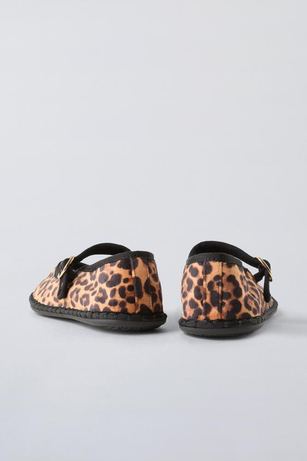 ZARA БАЛЕТКИ С АНИМАЛИСТИЧНЫМ ПРИНТОМ, КОРИЧНЕВЫЙ