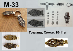 Крепёж. Готланд, 10-11 в.