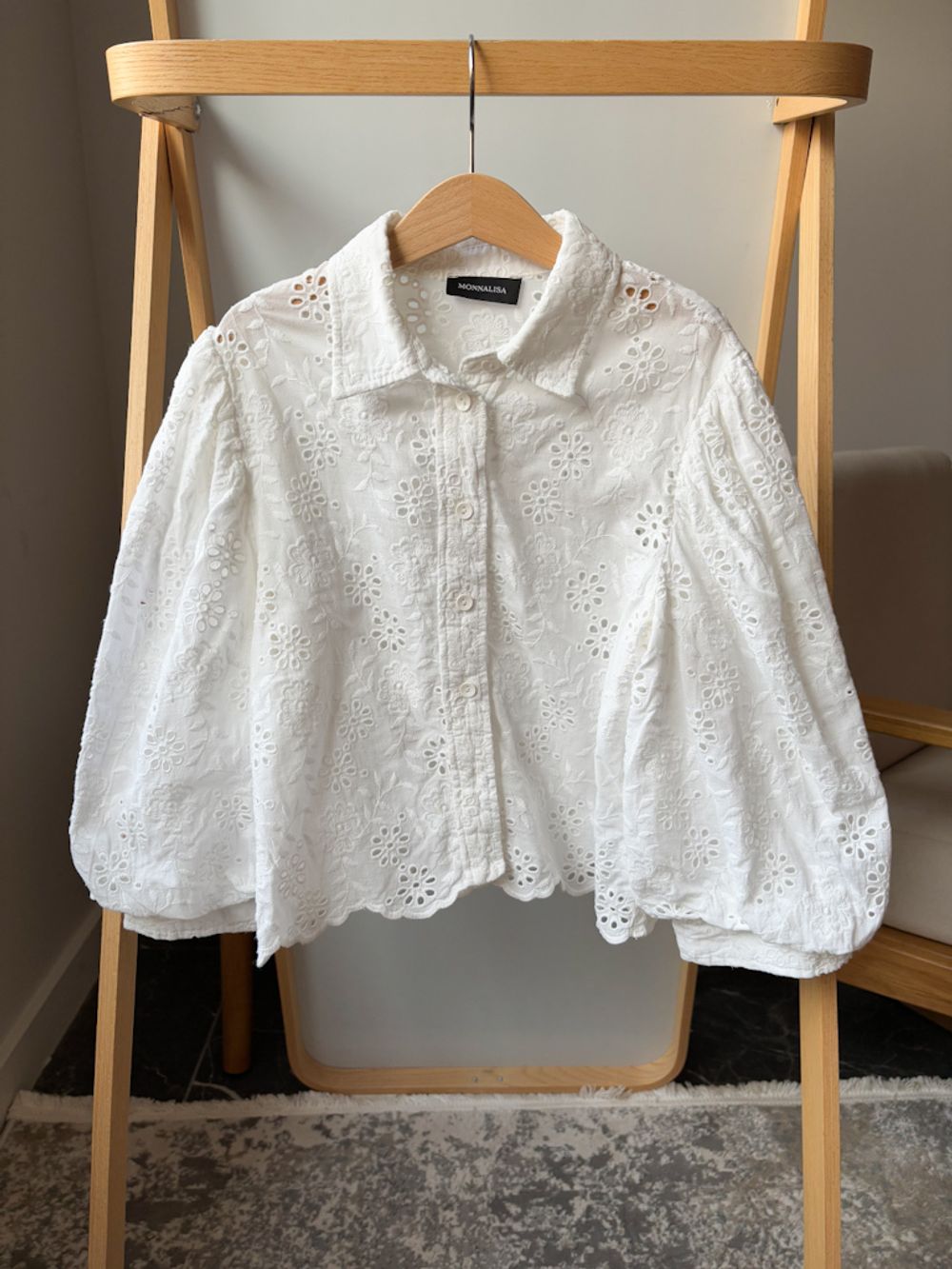 Хлопковая блузка Monnalisa, 152