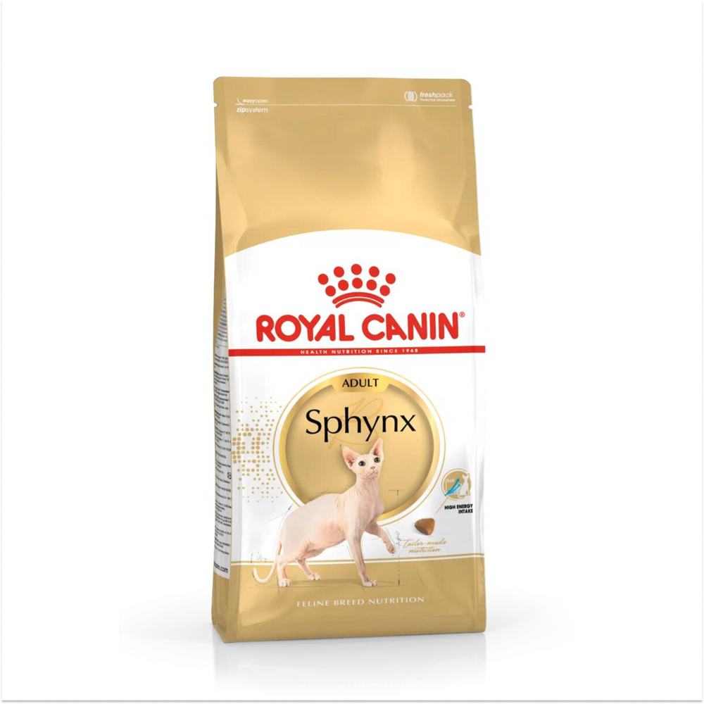 Royal Canin Sphynx Adult Сфинкс Эдалт Корм сухой сбалансированный для взрослых кошек породы Сфинкс от 12 месяцев 10кг