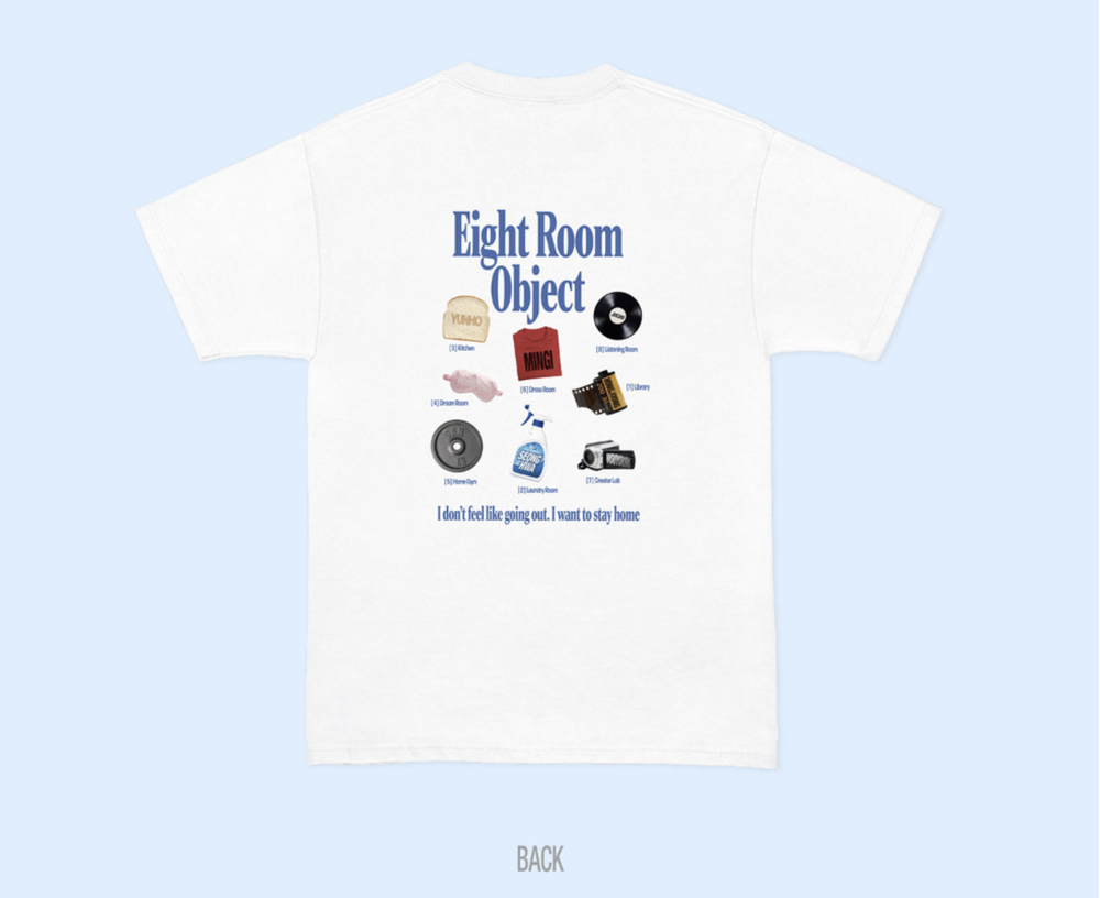 Мерч ATEEZ POP-UP '8ROOM' - T-SHIRT ver.B