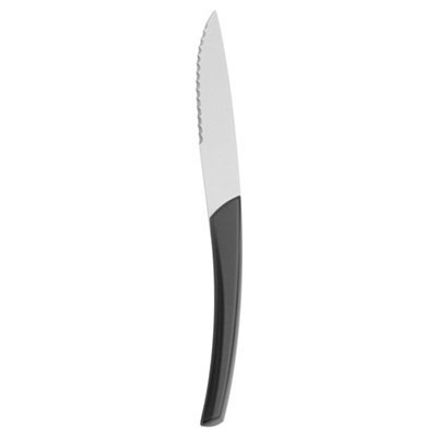 Нож столовый с литой ручкой зубчатый 23 см QUARTZ артикул 205885, DEGRENNE, Франция
