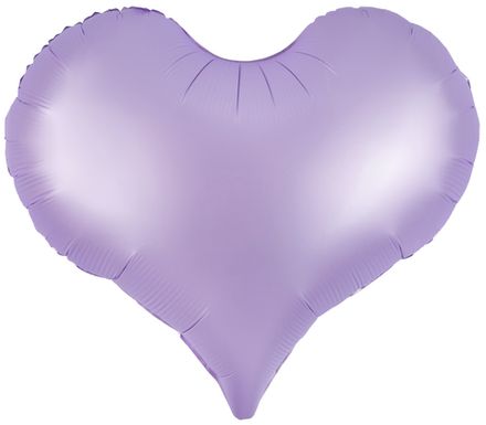 Сердце Люкс 61 см "Матовое сиреневое"