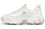 Skechers D"LITES 1.0 Little Sweet Bean Fabric Cushioning Low top Chunky Sneakers Women"s Natural
