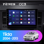 Teyes CC3 9" для Nissan Tiida 2004-2013