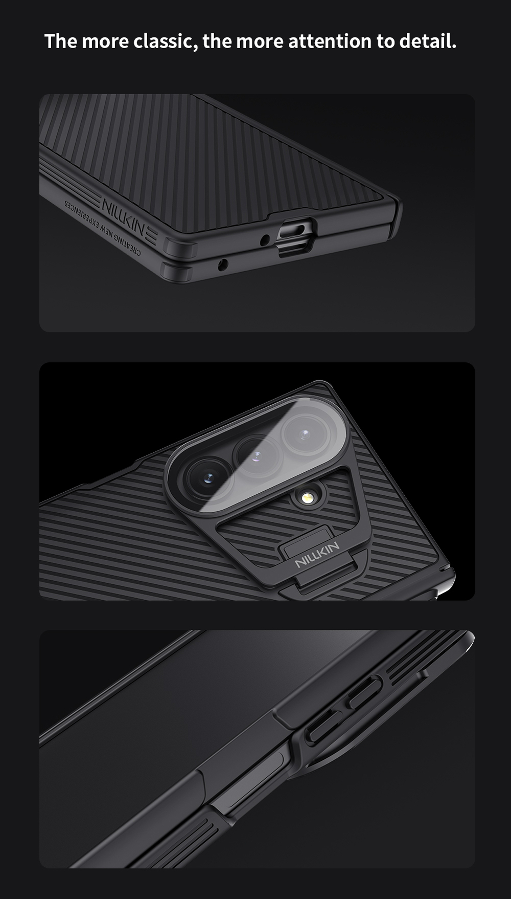 Чехол с MagSafe на Samsung Galaxy Fold 7, серия CamShield Prop Magnetic от Nillkin (версия с прозрачной крышкой объектива и стилусом)