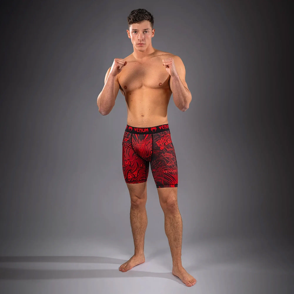 Шорты Venum Wolf Atak Muay Thai Shorts black/red