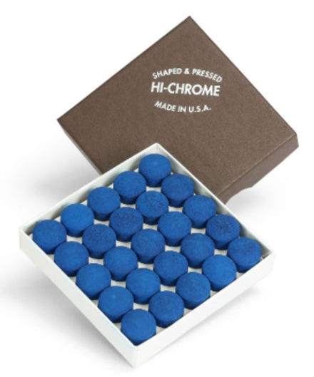 Коробка наклеек для кия "Hi Chrome" 13 мм (50 шт)