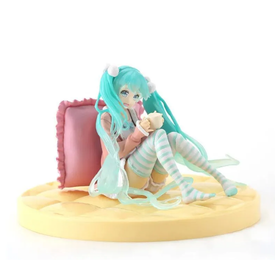 Фигурка Хацунэ Мику с чаем Vocaloid, 10,5 см.