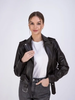 Косуха женская натуральная куртка кожаная Турция