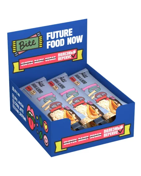 Протеиновый батончик Take a Bite Банан-Миндаль 6 шт по 50 гр