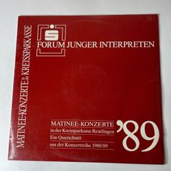 Винтажная виниловая пластинка LP Forum Junger Interpreten Matinee Konzerte 89 (Германия 1989)