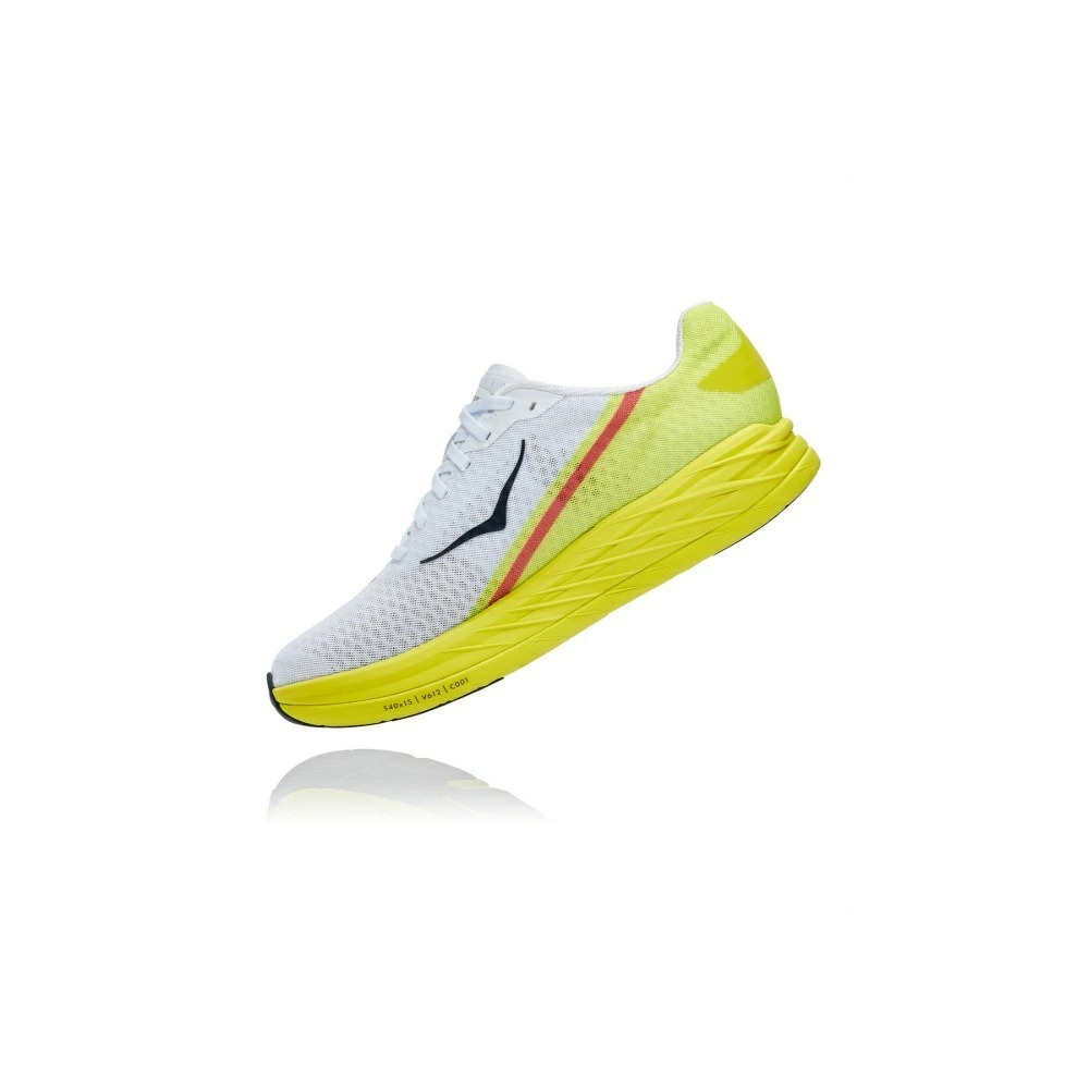 Кроссовки мужские HOKA M ROCKET X White / Evening Primrose9