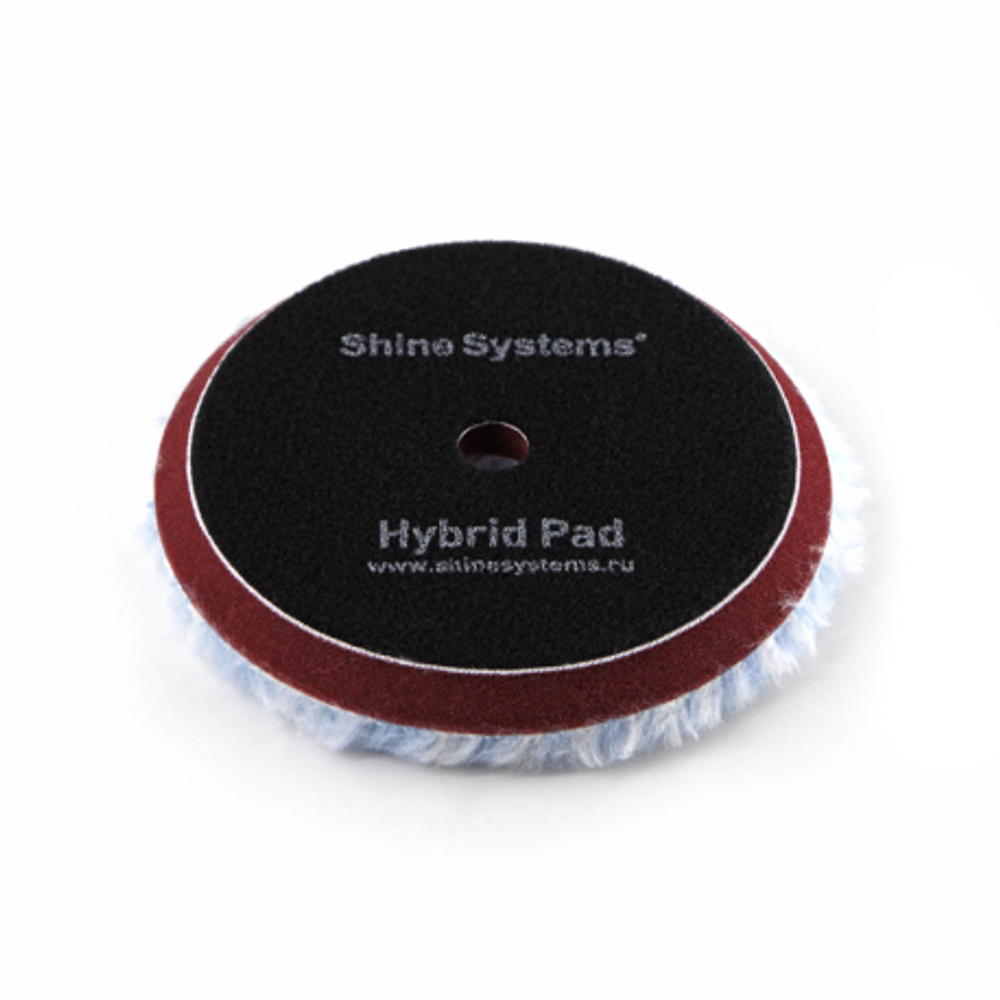 Shine Systems Hybrid Pad - гибридный полировальный круг, 130 мм