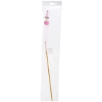 Игрушка - дразнилка на палочке «ЦапЦап», ленточка, цвет розовый, см, 42см ( пакет с подвесом)