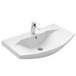 Тумба под раковину, АРИЯ, 80Н, темно-коричневая, (напольная, 3 ящика)