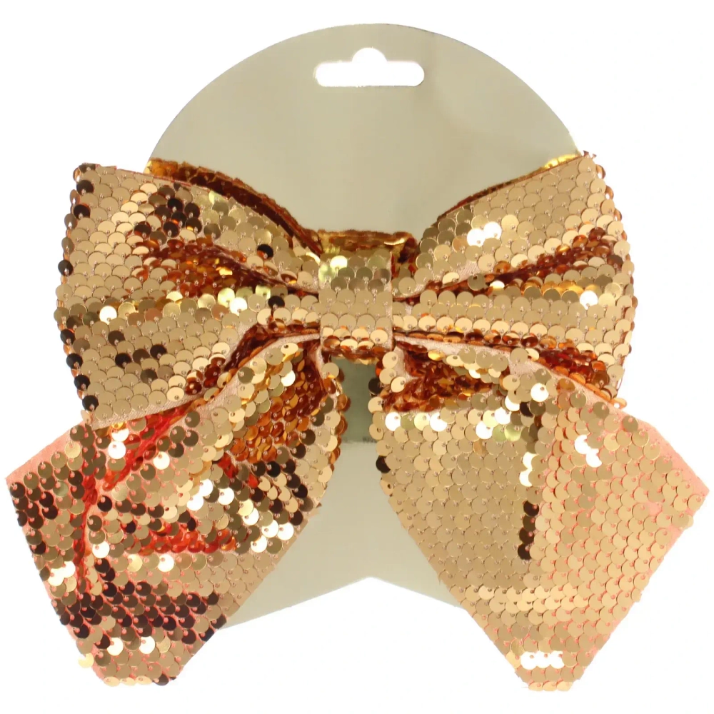 Бант на ёлку «Сияние» 16*17 см, Золото