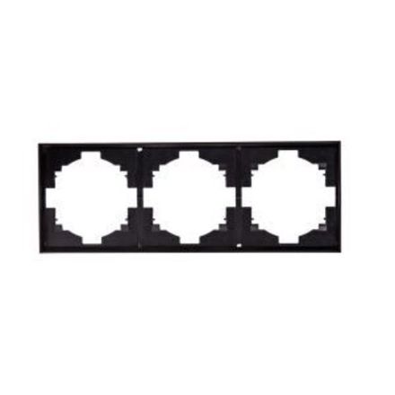 Рамка STRONG 3-постовая антрацит KRANZ