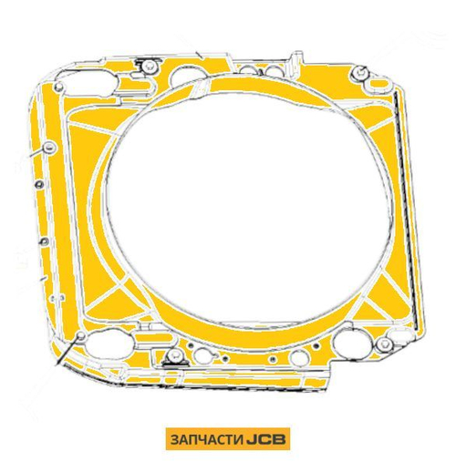 Диффузор радиатора JCB 128/G3939