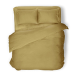 Комплект постельного белья 2 спальный Евро-стандарт KURKUMA, хлопок-лён