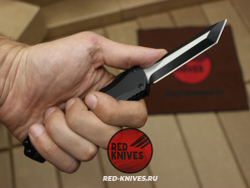 Heretic Knives Manticore-E T/E - черная рук, черный клинок RK/Н97