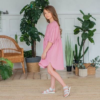 Cotton shirt dress - Peony