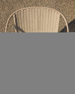 Кресло уличное Atrani из стали и веревки цвета таупе