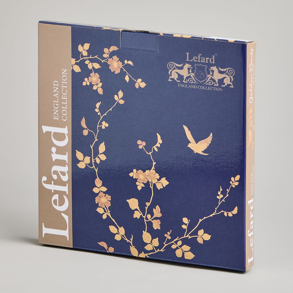 НАБОР ТАРЕЛОК ЗАКУСОЧНЫХ LEFARD "GOLDEN BIRDS" 2 ШТ. 22 СМ
