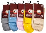 Носки женские GRAND LINE (Ж-98, сердечки), р. 25 (new)