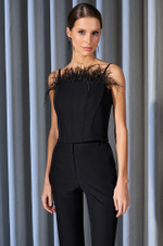 22951 Топ женский (черный)