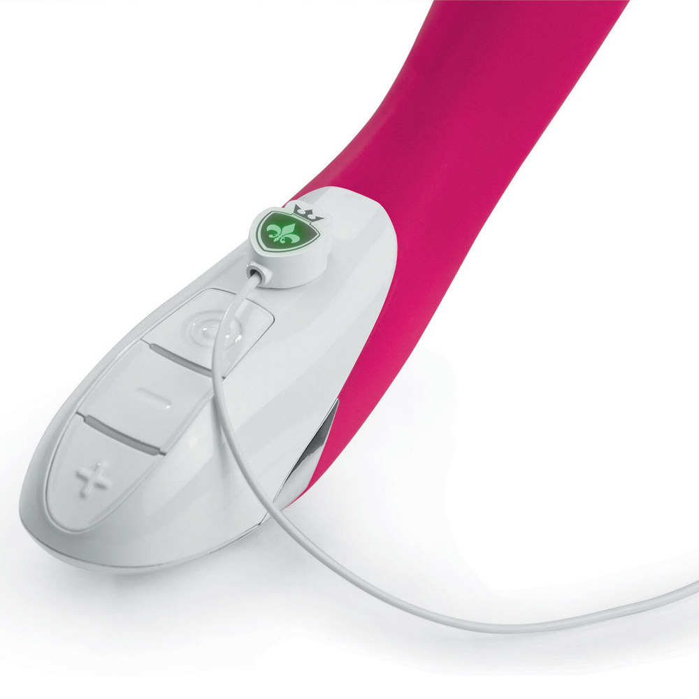 Ярко-розовый вибратор Mystim Elegant Eric - 27 см. (Цвет: ярко-розовый)