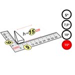 Элемент пирамидальный для GigaBloks Outdoor красный