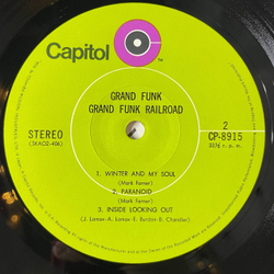 Винтажная виниловая пластинка LP Grand Funk Railroad (Japan 1974) (No Obi) Mr. Limousine Driver